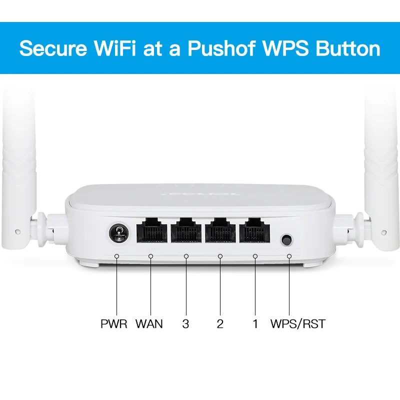 Tenda N301 300Mbps Беспроводной WiFi маршрутизатор точки доступа усилитель сигнала 4 порта RJ45 802.11g/b/n Английская или Русская прошивка.