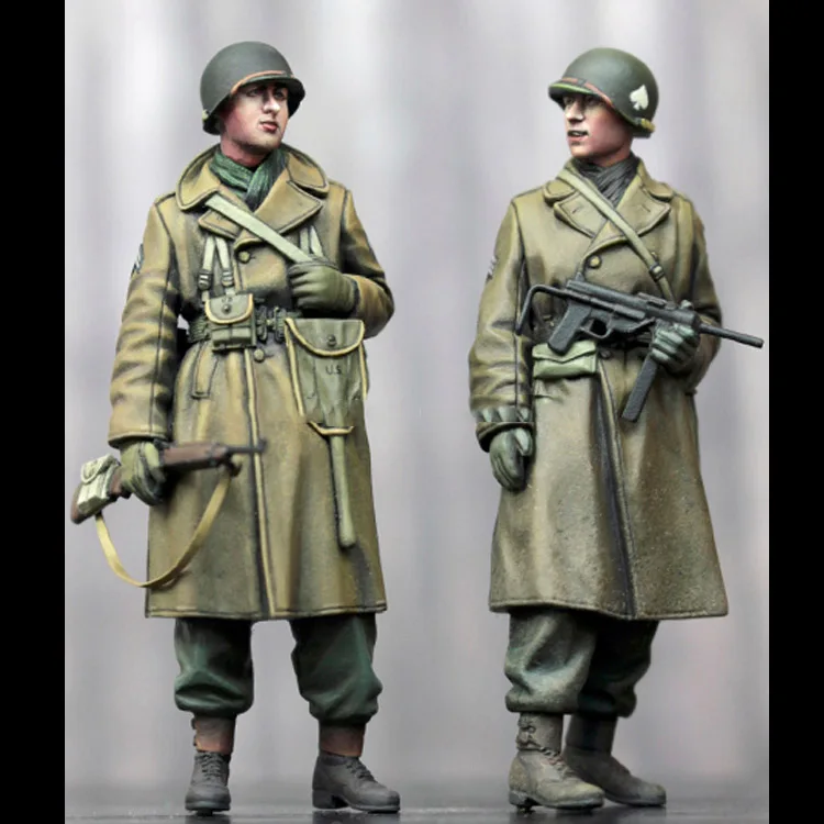 1/35 сборный Набор фигурок из смолы пехота солдат США | Игрушки и хобби