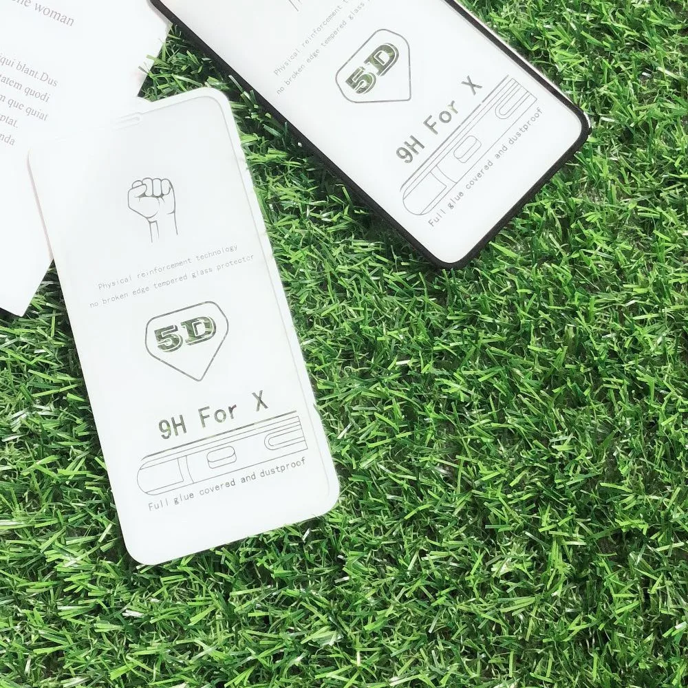 AYJ 5D закаленное стекло для iphone 7 plus 8 x Защита экрана iPhone 6 6s с полным покрытием