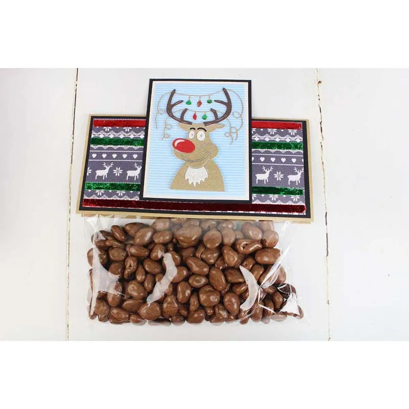 Moose Рождество лося металла резки трафареты для DIY Скрапбукинг Декоративные