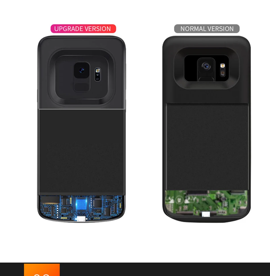 Для samsung Galaxy S9 Plus S8 Plus Note 8 Note 9 мягкий чехол для зарядки телефона из ТПУ чехол для зарядного устройства