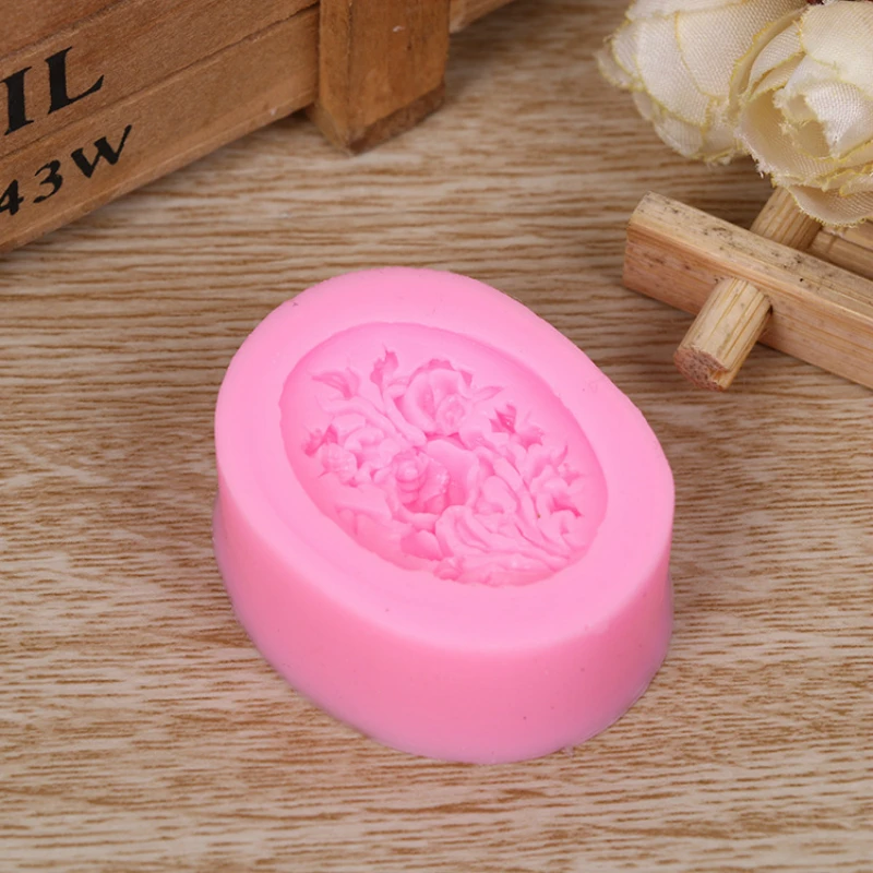 Силиконовая форма для выпечки в форме цветка поднос кубика льда шоколадное