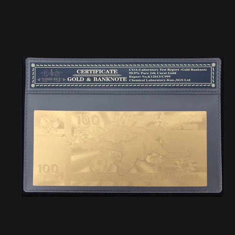 Красивая коллекция банкнот 2018 Российская Банкнота с рамкой для коллекции и