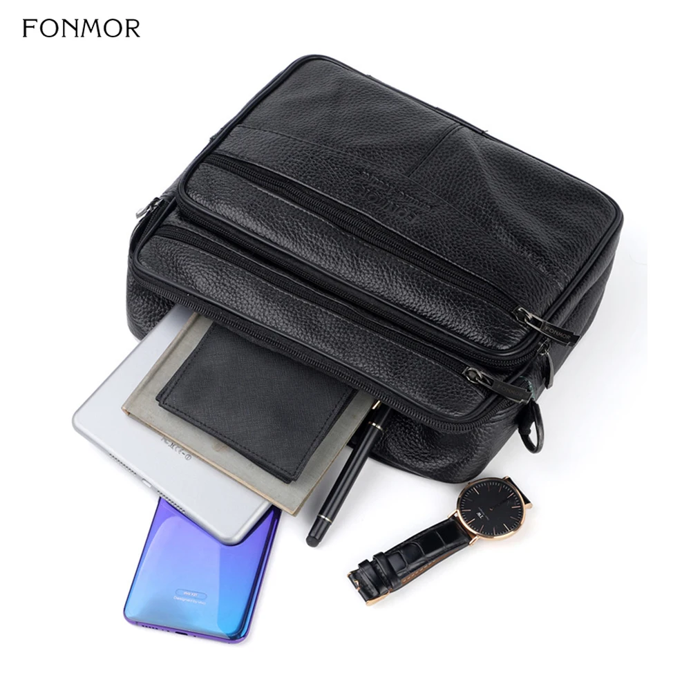 Мужской портфель Fonmor на молнии мессенджеры ремне деловые сумки через плечо