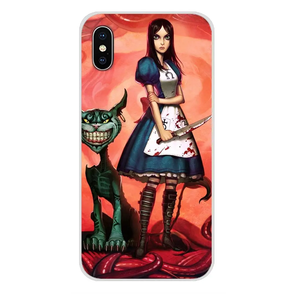Для Apple iPhone X XR XS MAX 4 4S 5 5S 5C SE 6 6S 7 8 Plus ipod touch Alice Madness Return аксессуары чехлы для