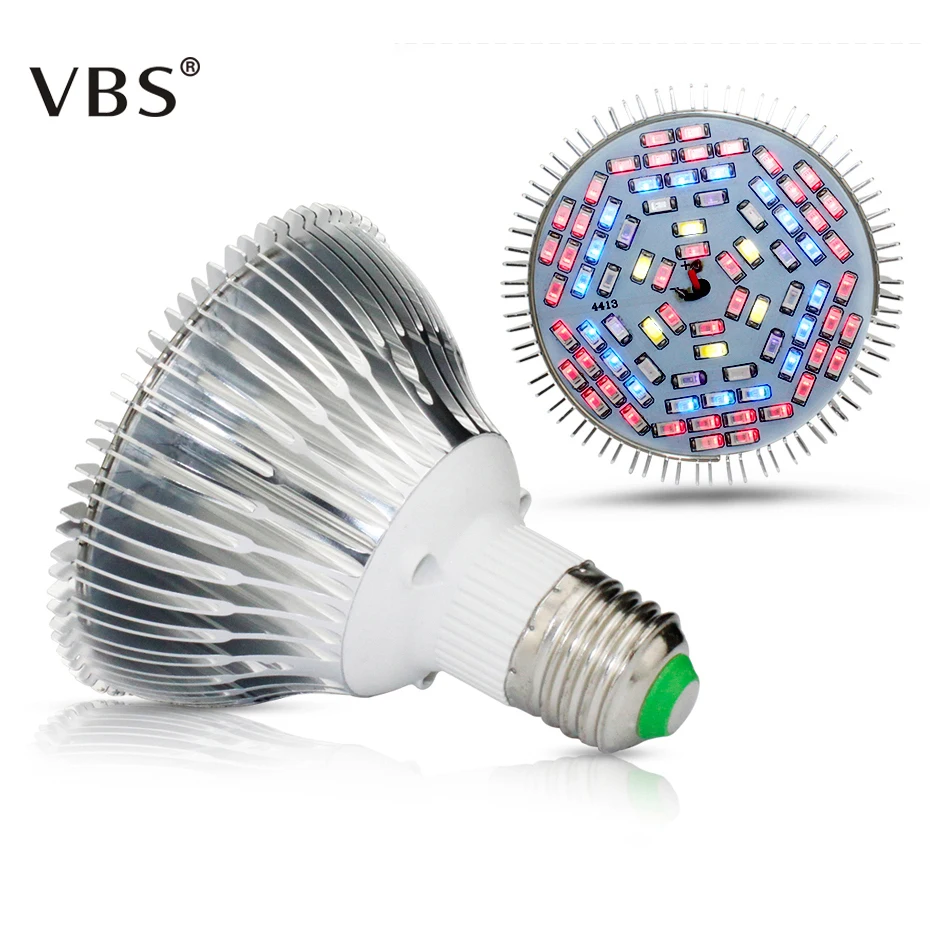 

Growing Lamps AC85-265V Full Spectrum Led Grow Light E27 10W 30W 50W 80W Led Growth Phytolamp For Hydroponics Flowers Plants