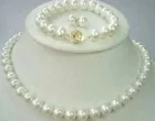 

tribe Women's jewelry bridal 10mm south sea Cultured Pearl Necklace 18''Bracelet 7.5-8''
