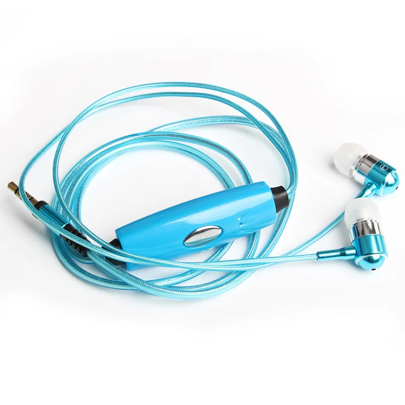 Urizons 3.5mm Wired Earphone Gaming Headset PC Gamer Stereo EL Glowing Earphones with Microphone for Mobile Phone 2018 NEW | Электроника