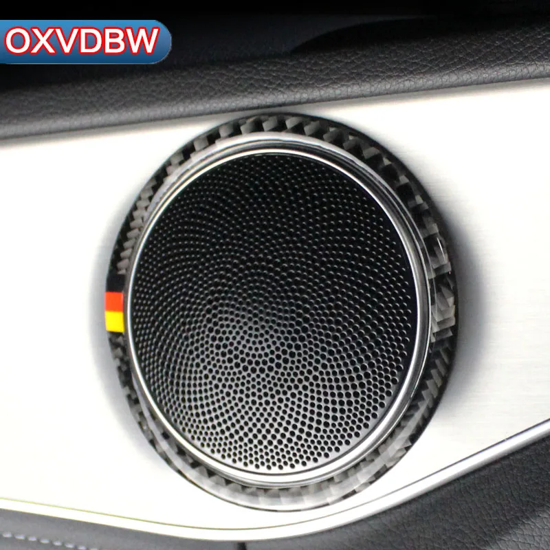 4 шт. для Mercedes C Class W205 автомобильный Стайлинг из углеродного волокна