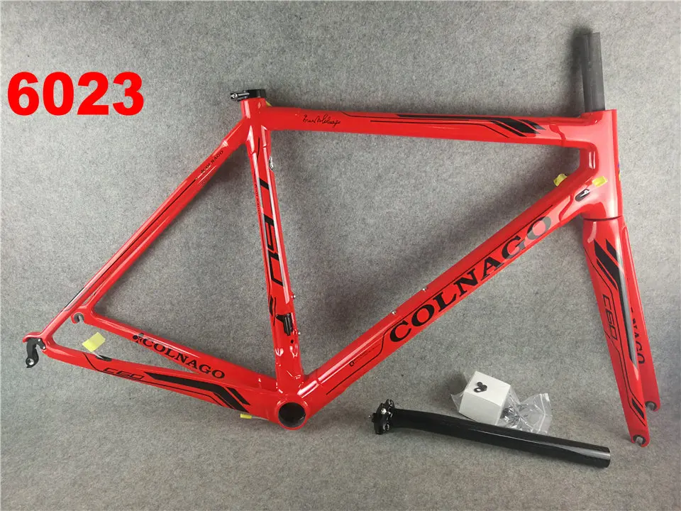 Ручек 28 цветов премиум класса Colnago C60 c64 рамка набор углеродных велосипедов дорожный велосипед рама глянцевая рамка Комплект