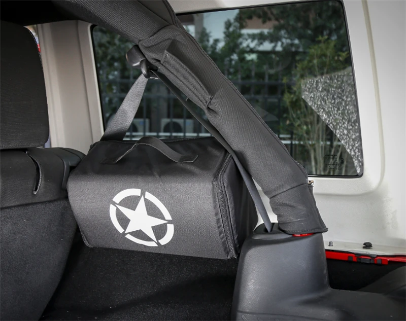 

Metal Trunk Rack Storage Shelves+Camping Mat+Tool Kit Storage Bag for Jeep Wrangler YJ TJ JK JKU JL JLU Car Interior Accessories
