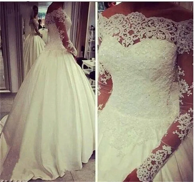 Bonjean Новые Аппликации вечернее платье с бисером свадебное 2019 Boho Vestido de Noiva длинным