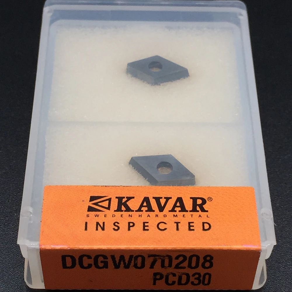 2 шт. DCGW070208 PCD30 алмазное лезвие инструменты используемые для алюминиевых