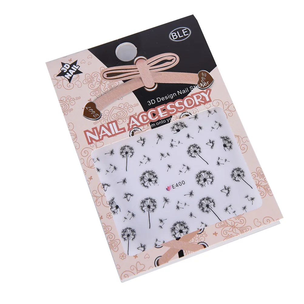 

1 Sheet Flying Dandelion Nail Art Water Decals Transfer Stickers