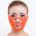 Противоскользящая дышащая V-образная маска для похудения и сжигания жира пояс для похудения защита от двойной повязки инструмент для красоты T230OLD