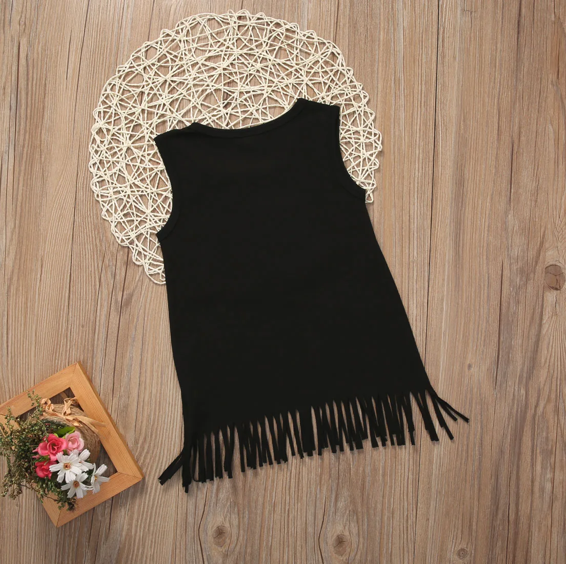 2017 платья принцессы без рукавов с кисточками для маленьких девочек новое летнее