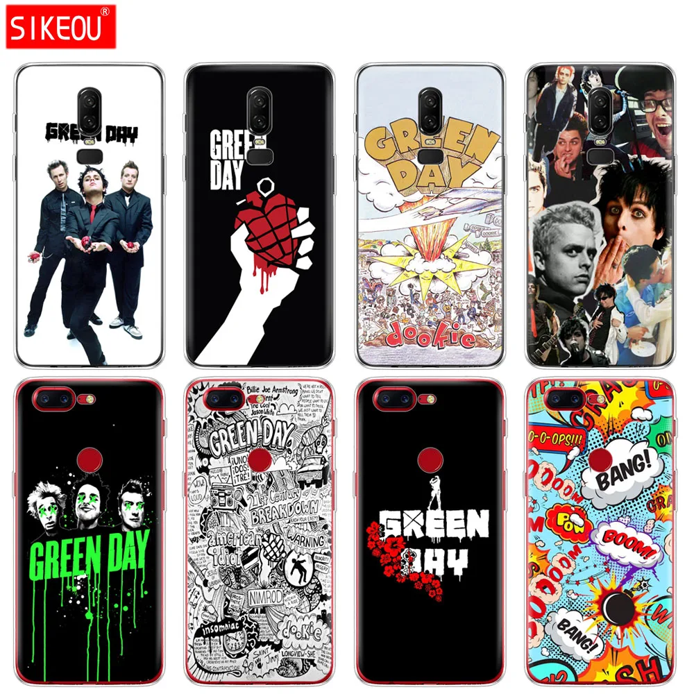 Силиконовый чехол для Oneplus one plus 6 5T 5 3 A3000 A5000 GREEN DAY DOOKIE AMERICAN|Бамперы| |