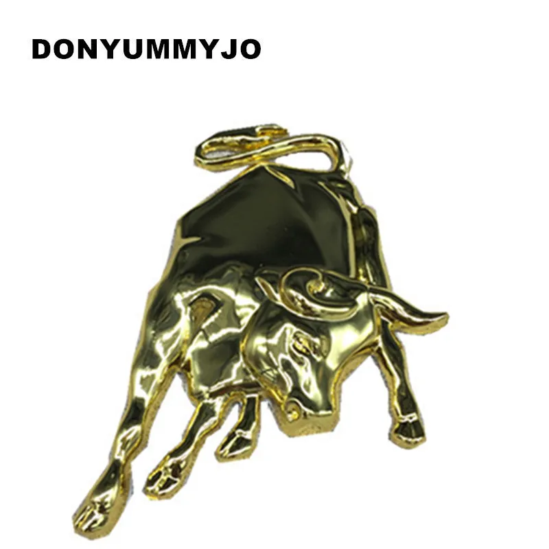 Автомобильный Стайлинг Чехлы 3D металлический Бык эмблема знак автомобиля стикер