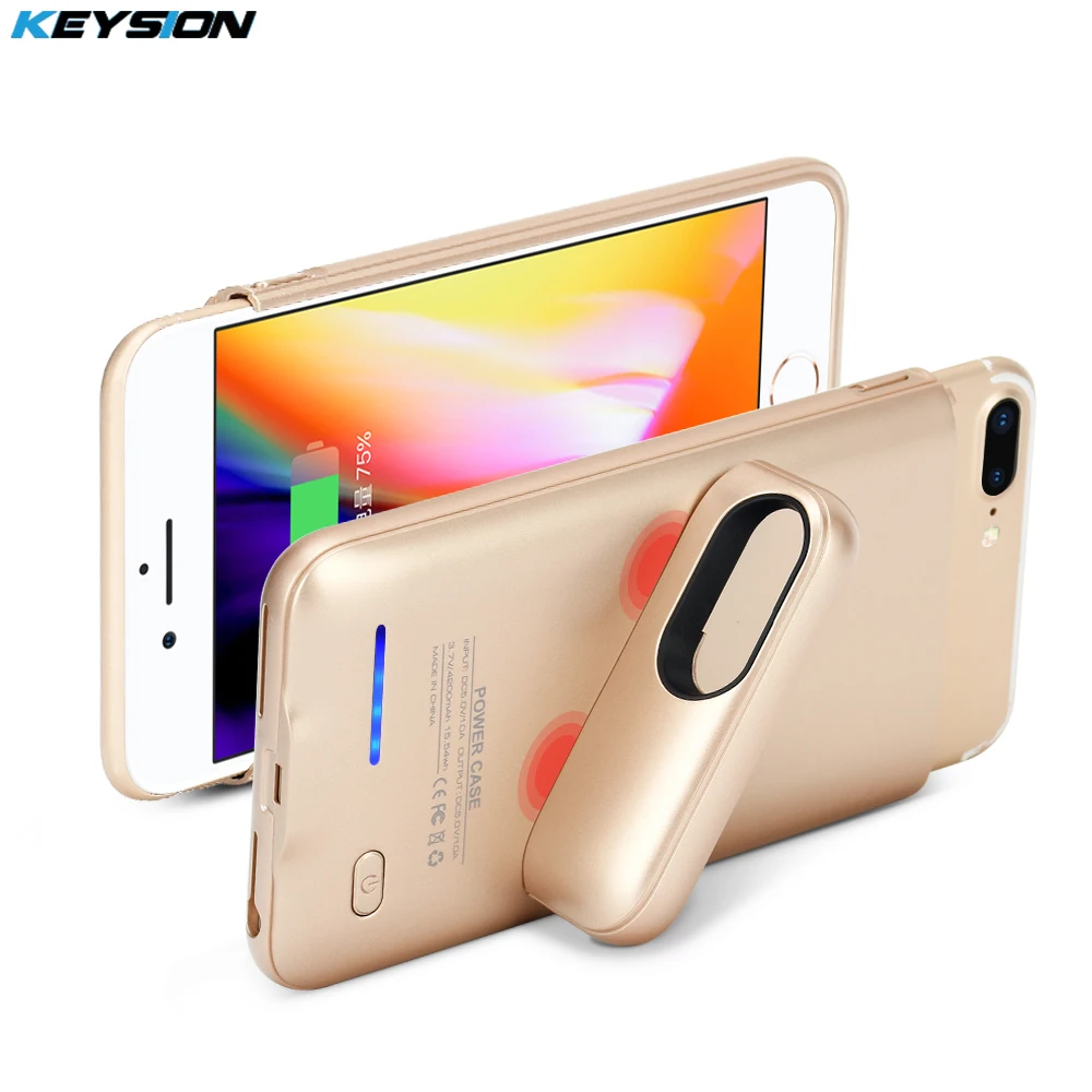 KEYSION портативный зарядный чехол для iphone 8 7 6 6s Plus 3000/4200mAh аккумулятор зарядное