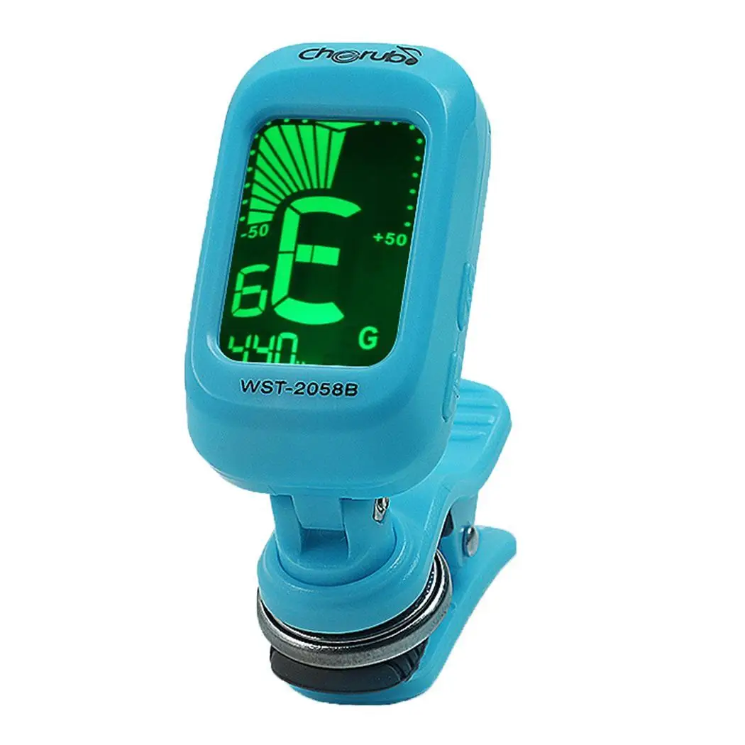 Мини lcd цифровой электронный тюнер тюнинга аксессуары для акустической гитары