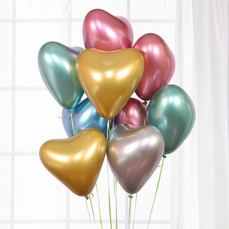 

10/20pcs Metallic Ballons Balls Happy Birthday Balloon Birthday Party Decoration Kids Balloons Air Balloon Balon Helium Baloon