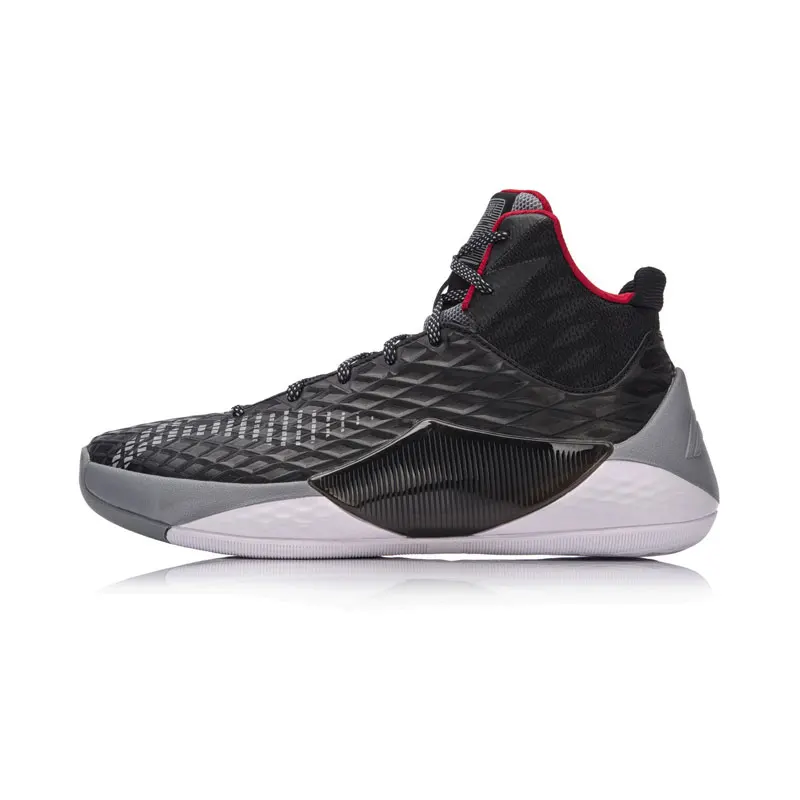 Li-Ning мужские кроссовки, кроссовки для баскетбола с подкладкой из тучного полиуретана, спортивные кроссовки из монопряжи ABAN019 XYL138 - Цвет: ABAN019-5