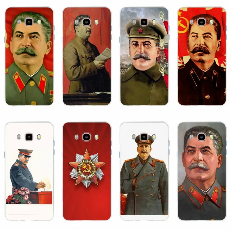 Сталин чехол Советского Союза Мягкий Силиконовый ТПУ для телефона Samsung Galaxy S6 S6edge
