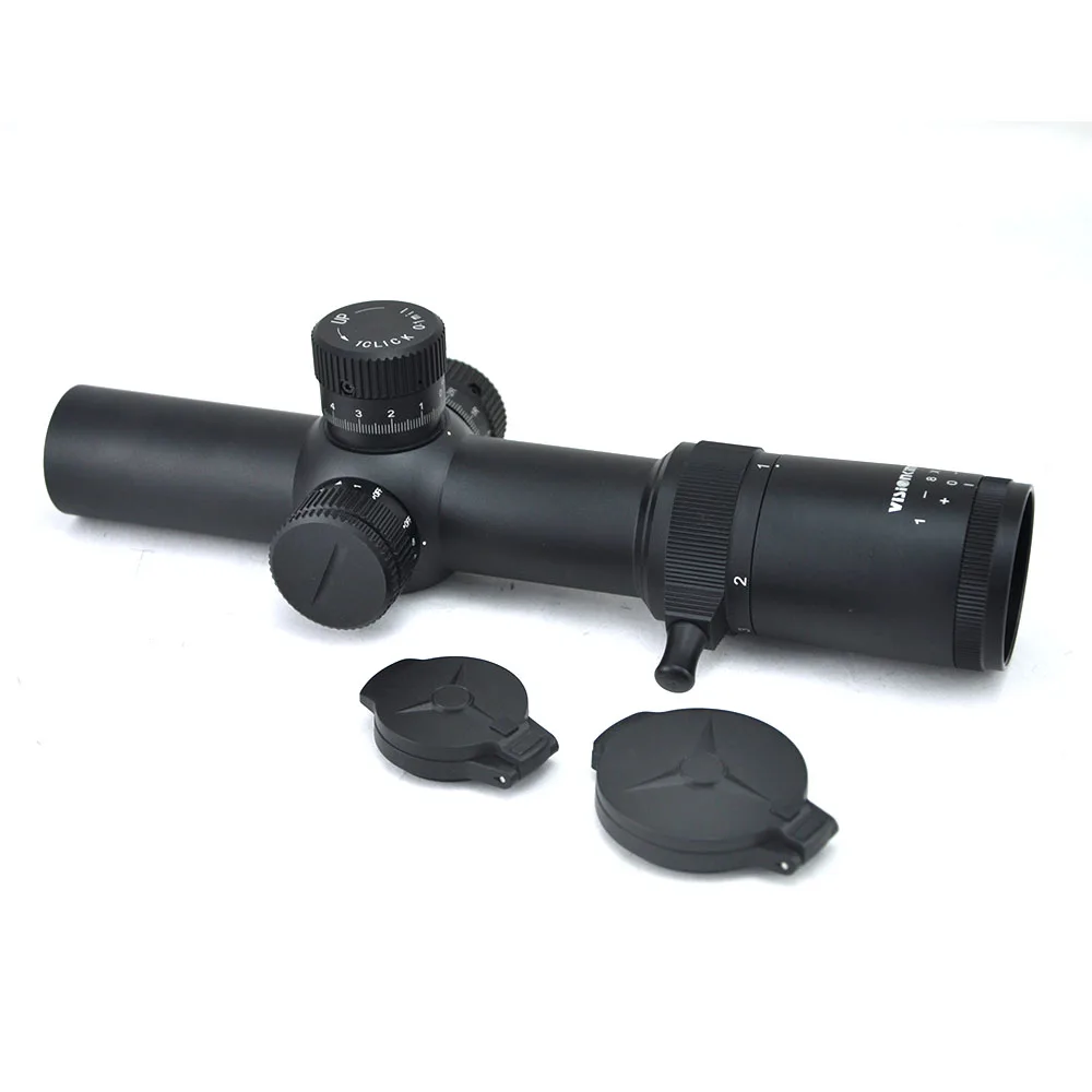 Vsionking 1-8x26 FFP Sniper Riflescope Hunting Shooting Aim Optical Sight Turret Long Range Scope |