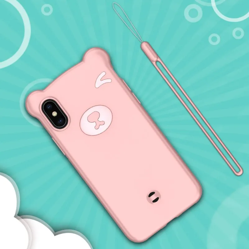 Case for VIVO X23 X21 X21s X20 X9 X9S Plus Silicone 3D Bear Soft Liquid Cover NEX S V9 V11 Y97 Y85 |