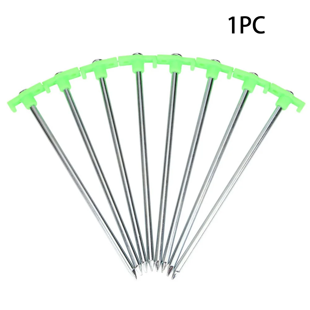 25 см ультра высокопрочная нержавеющая сталь светящаяся пластиковая колья для