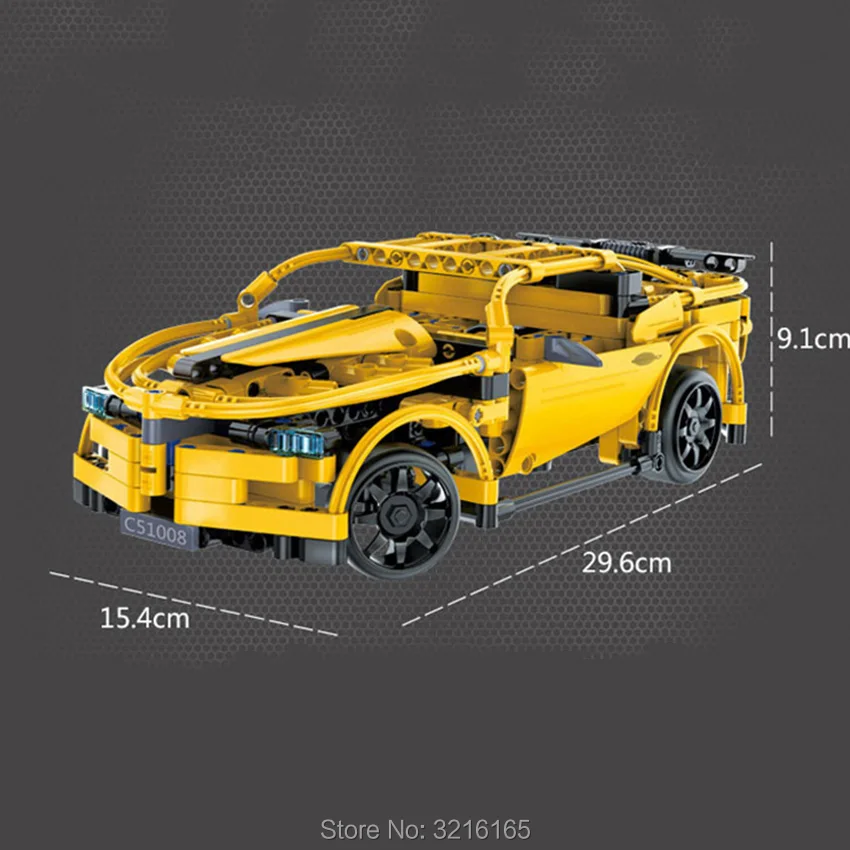 419PCS Building Blocks Remote Control Car Model Kits Self Locking Bricks Compatible Major Brand Technic Series Gift for Children | Игрушки и