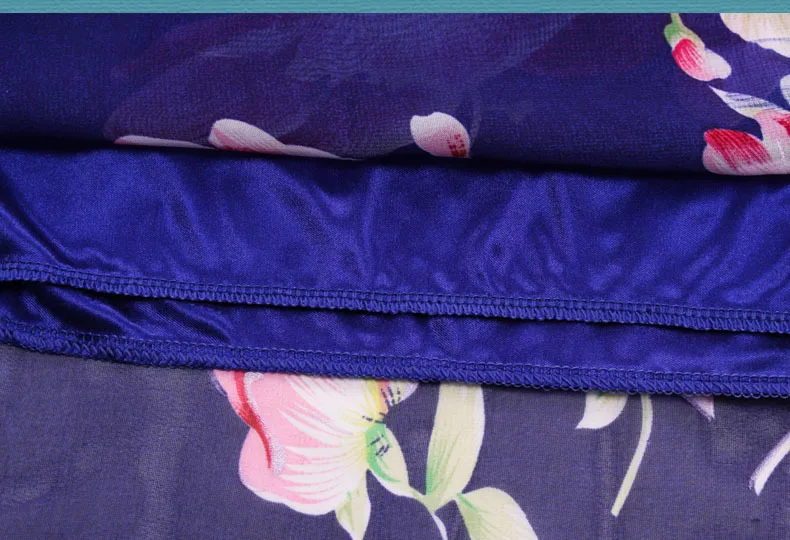 2017 Женская летняя элегантная пляжная шифоновая одежда с богемным принтом Макси