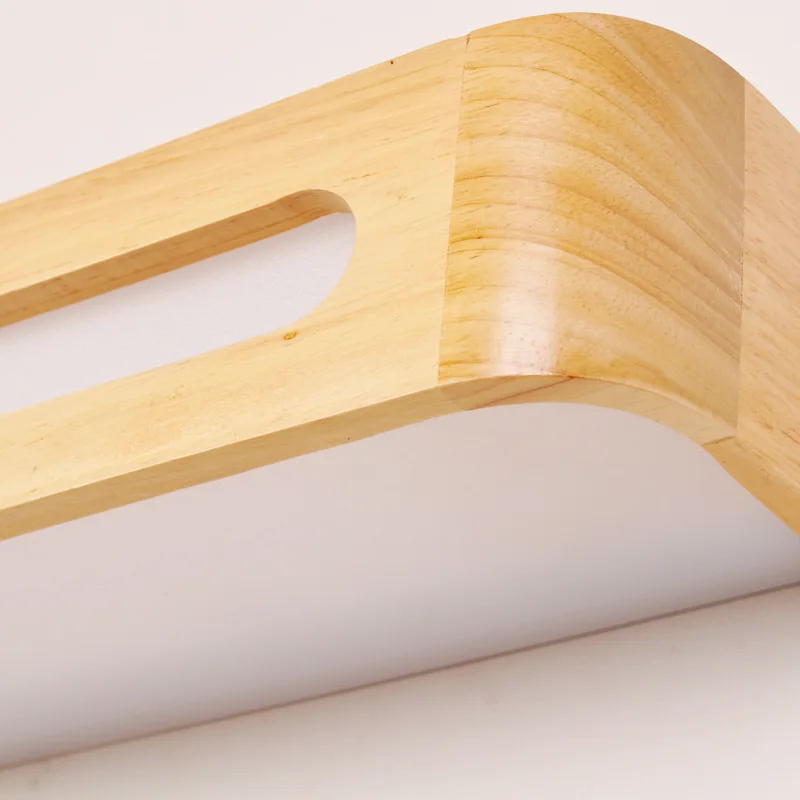 Led Mirror Wall Light 500mm Ac90-260v Modern Cosmetic Wooden Lamp Waterproof Bathroom Lighting Loft Style | Лампы и освещение