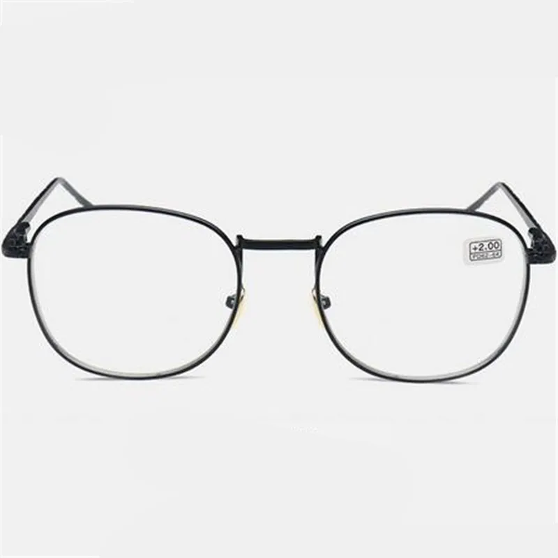 

KESMALL 2018 Reading Glasses Men And Women Fashion Metal High-Definition Comfortable Resin Elderly Presbyopia Glasses YL193