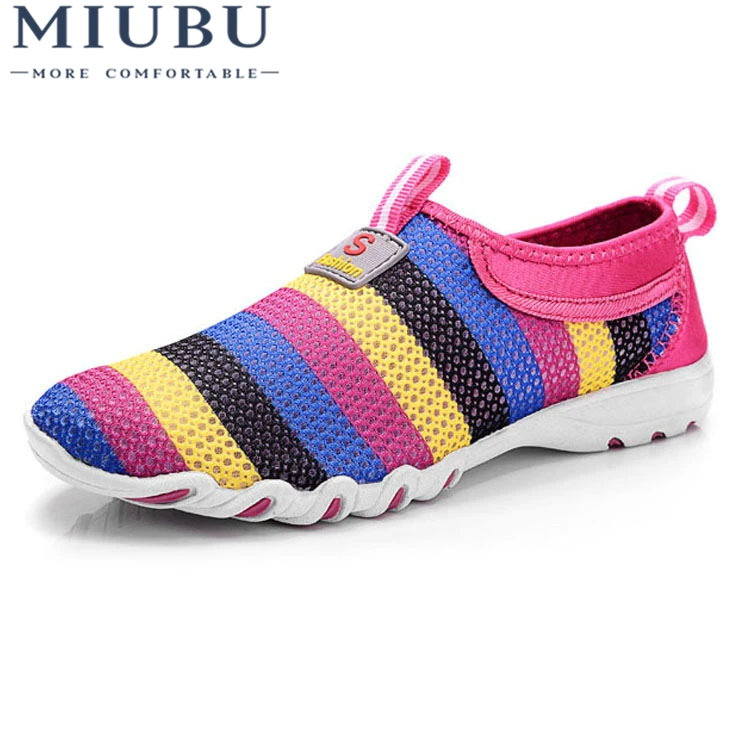 

MIUBU Slipony Women Shoes Breathable Women Flat Shoes Women Sneakers Summer Spring Ladies Air Mesh Shoes Footwear