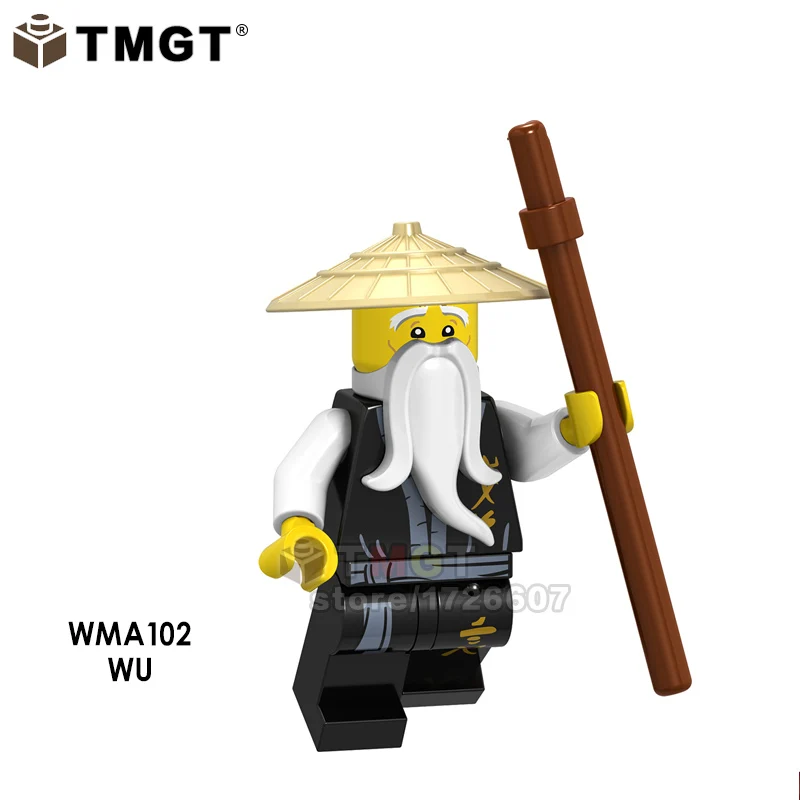 A102 20 шт. Akita строительные блоки Char Archer Warrior GARMADON Swordsman Zane сборные Кирпичи игрушки для детей Подарки GA123-130 - Цвет: A102