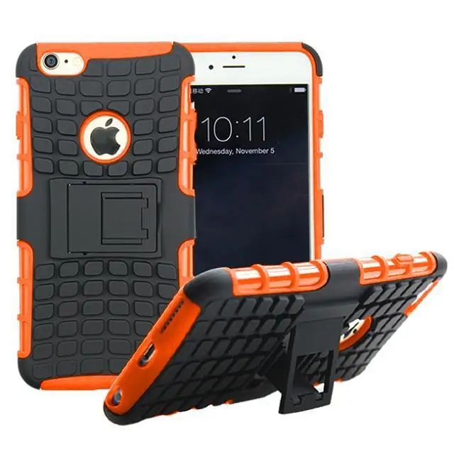 for iphone 6 S Plus For Apple iphone6 5.5 Shock Proof Armor Heavy Duty Impact Case Stand Cover ZJ |