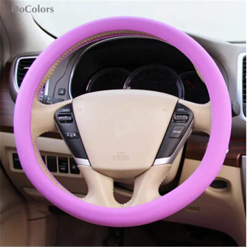Чехол DoColors на руль автомобиля силиконовый чехол для Nissan Teana X-Trail Qashqai Livina Sylphy Tiida