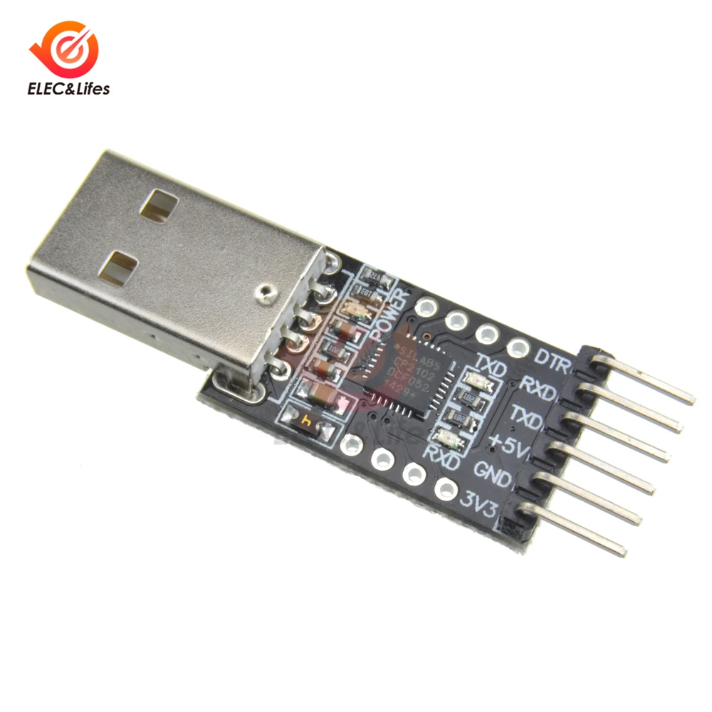 USB беспроводной приемопередатчик CP2102 USB 2,0 к ttl UART модуль 6Pin последовательный преобразователь Плата STC Замена FT232 3,3 V volatge регулятор