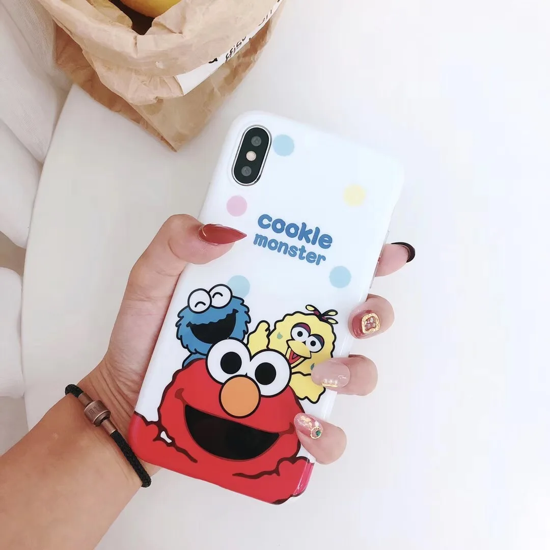 Милый мультяшный брендовый трендовый чехол для телефона iPhone 6 6s 7 8 Plus X XS MAX XR