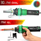 Портативная паяльная станция 8019LCD 700 Вт с термофеном, Портативная паяльная станция BGA, Нагнетатель горячего воздуха, регулируемое тепловое устройство с контролем температуры