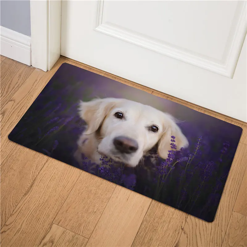 9 Домашнее животное золотой ретривер собака Хаунд домашний декоративный Придверный коврик стелька кухня ковер крытый Открытый Добро пожаловать ванная комната нескользящий пол коврик пончик - Цвет: 9