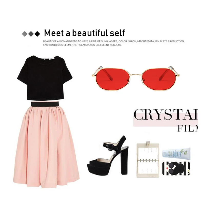 INEXA новая маленькая рамка женские ретро очки простые роскошные дизайнерские