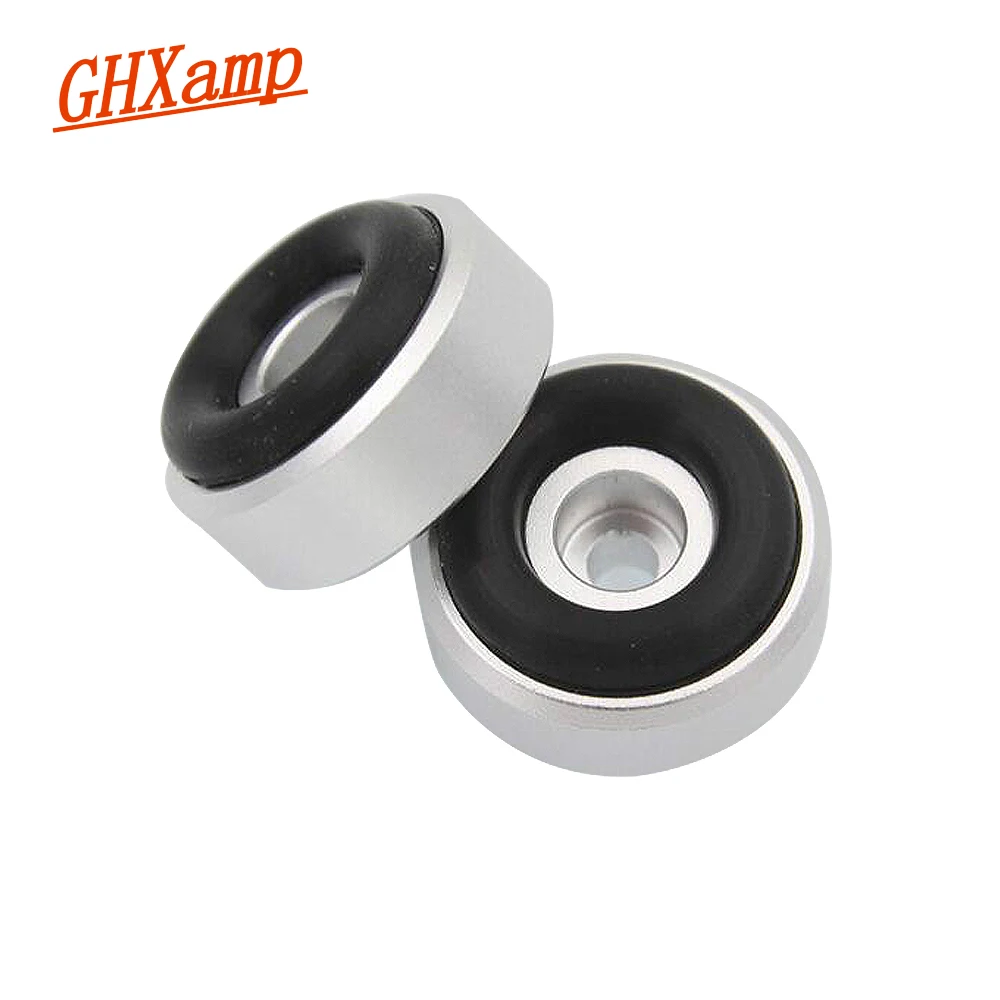 8PCS Speaker Spikes Mini Amplifier Stand Aluminum Pad Foot Decoder Stereo Speaker Computer Chassis Shock Absorbers CNC 20x8MM