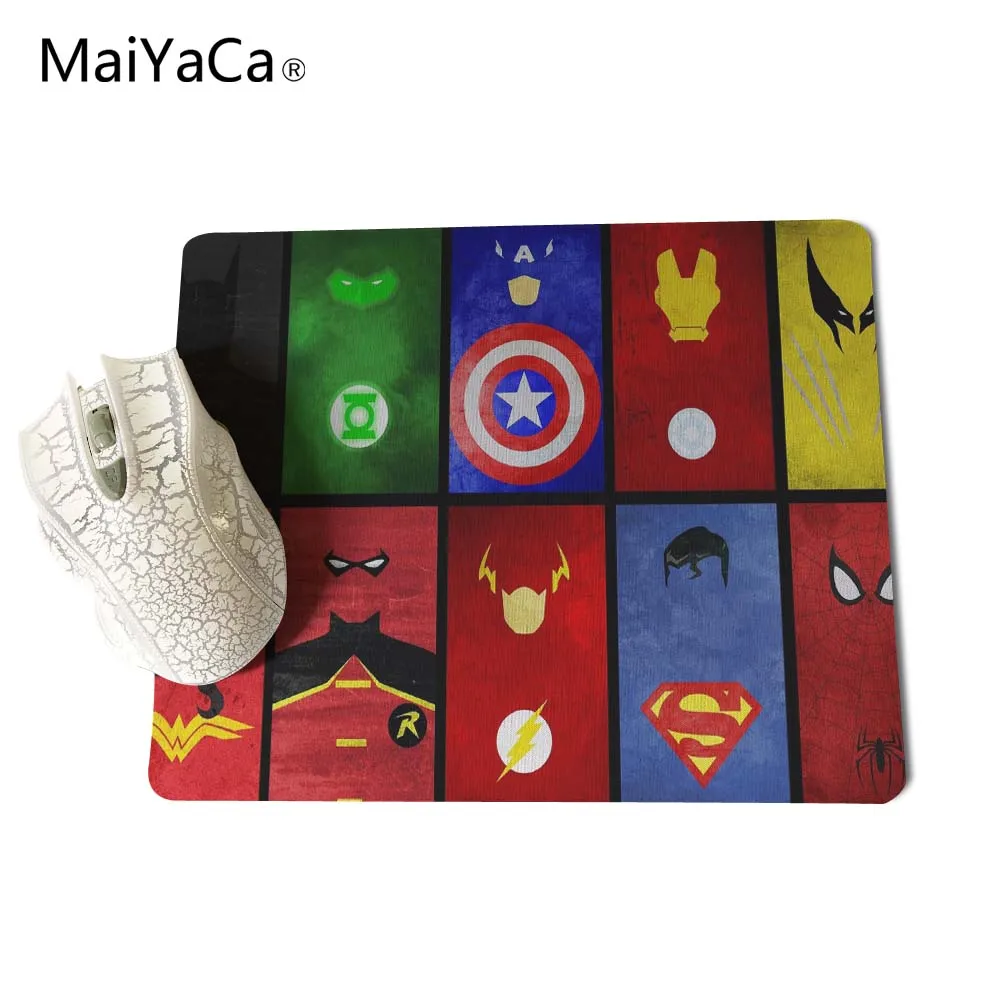 MaiYaCa супергероев Размер коврика для компьютерной мыши 18*22 см, 25*29 см Мышь коврики - Цвет: 20x25cm