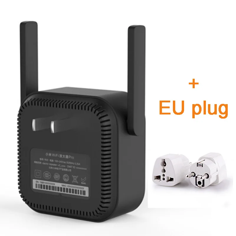 1pc EU plug and wifi Xiao mi WiFi усилитель Pro 300 Мбит/с Amplificador Wi-Fi повторитель Wi-Fi сигнала расширитель Roteador mi беспроводной маршрутизатор - Цвет: 1pc EU plug and wifi
