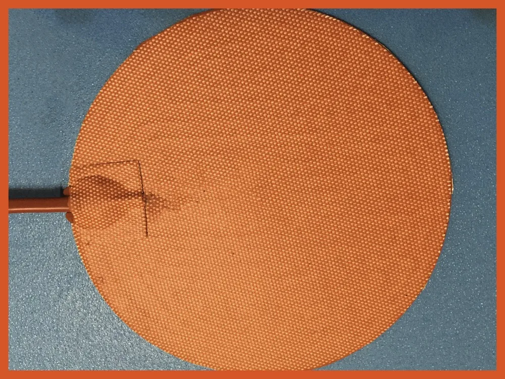 

500 mm dia 3d 800w 230v stampante riscaldamento pad silicone heating pad electric heater Coffee thermal insulation pad flexible