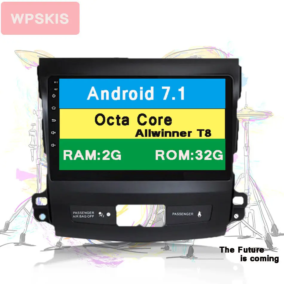 IPS RAM 4g Восьмиядерный Android 10 0 Автомобильный DVD плеер для Mitsubishi Outlander 06-2013 головное