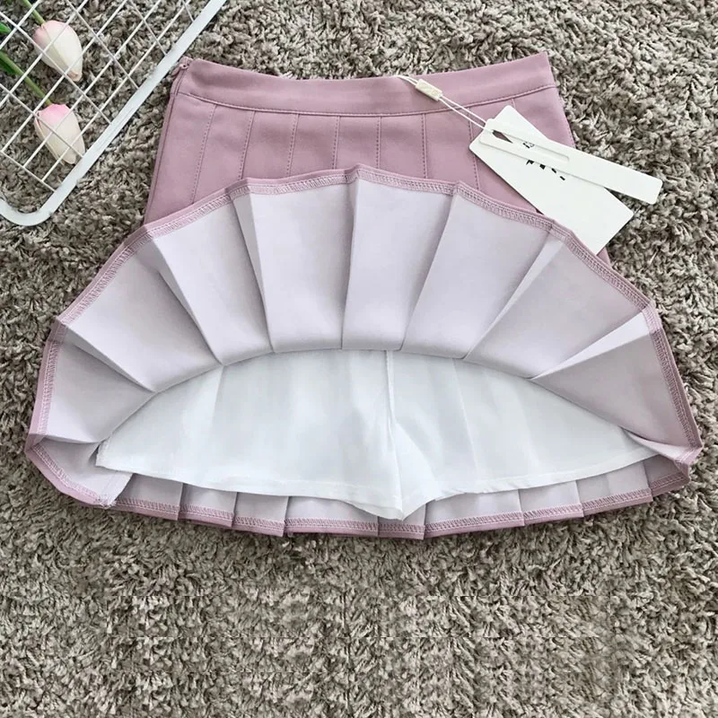 Матросская юбка размера плюс с высокой талией школьная форма юбки Falda Femininas