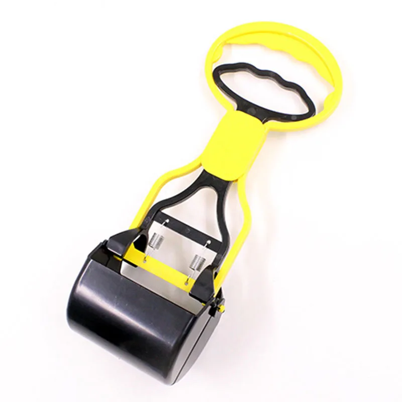 Random Color Горячая кошка собака Pooper Scooper отходов легко пикап ходьба Pet Puppy Poo Poop Grabber Picker инструмент для чистки NDS66 - Цвет: Random Color
